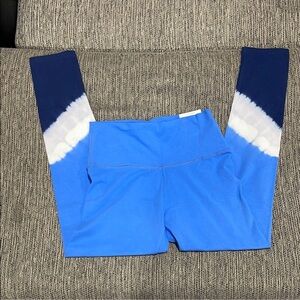 Aerie Feel Comfy Everyday Stretch Cotton High Rise Legging Tie Dye Medium NWT‎